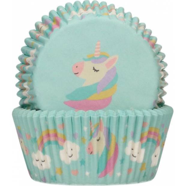 Papier-Muffins Einhorn 48 Stk. Ø 5x3,2 cm