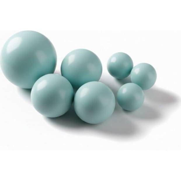 Schokoladenkugeln 7 Stück hellblau