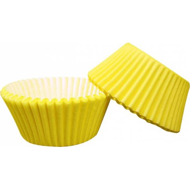 Gelbe Kuchertuilet 50x30mm 50 Stück