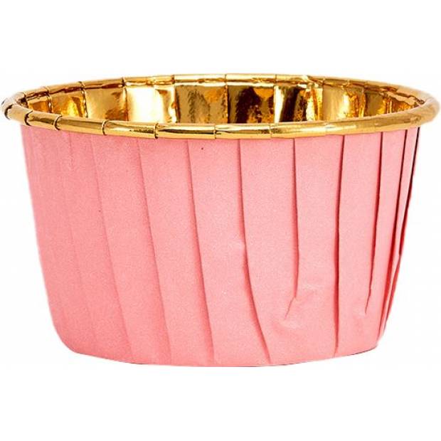 Pinke Muffinförmchen mit festem Rand 50x39mm, 50 Stück