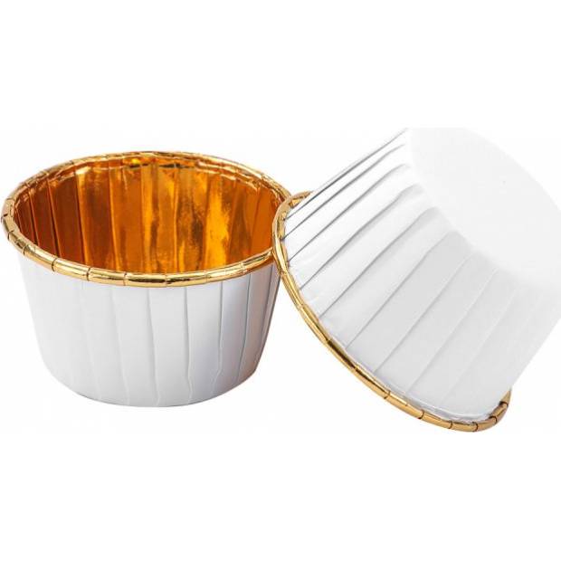 Kuchenverpackung weiß, 100 Stück 50 x 39 mm