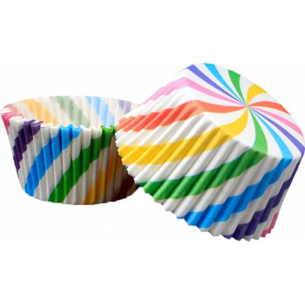 Backwarenkorb Regenbogen 50x30mm 50 Stück