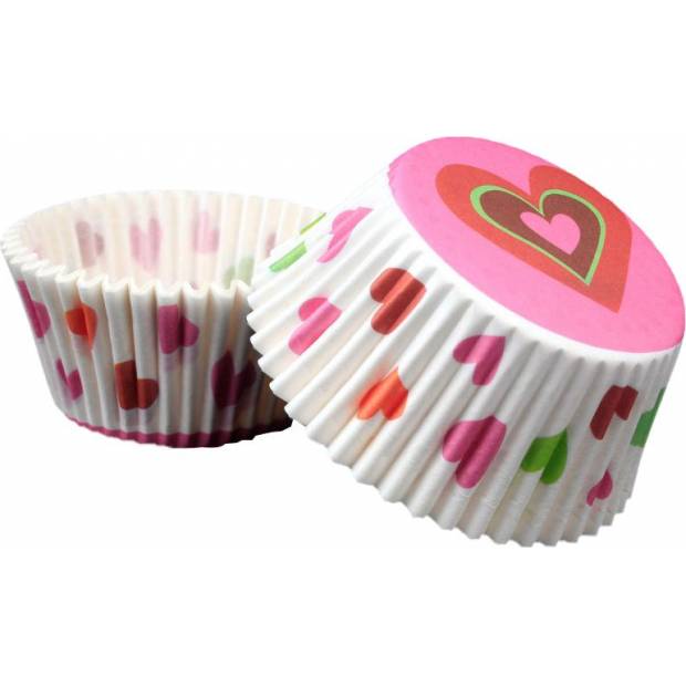 Kuchenkorbchen Herzen 50x30mm 50 Stück